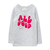 124801 Remera jersey m/l est nena - Naranjo