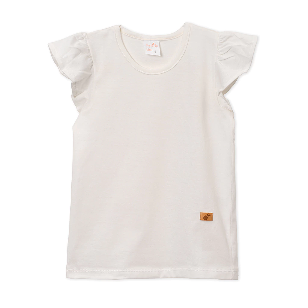 115816 Remera manga c/volados nena