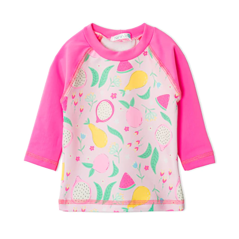 95913 Remera uv comb m/l cuerpo estampado manga lisa bebe - comprar online
