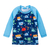 115923 Remera uv comb m/l cuerpo estampado manga lisa bebe - Naranjo