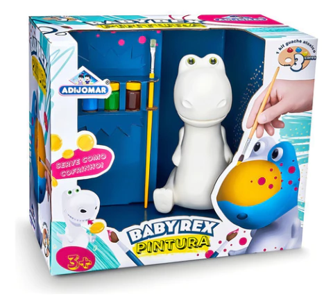Dinossauro Baby Cofrinho Com Pintura - 891 Adijomar