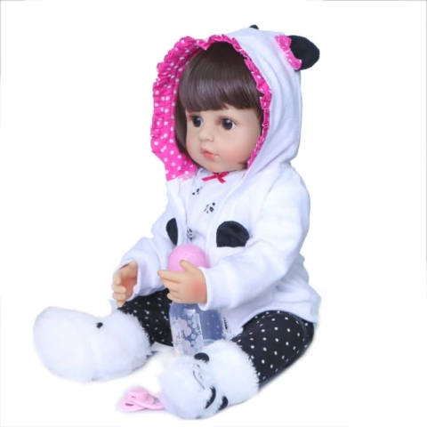 Boneca Bebe Reborn Realista Morena - R3479 Bbr
