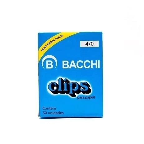 Clips 4/0 Galva 50 UN - Clips Top/Bacchi