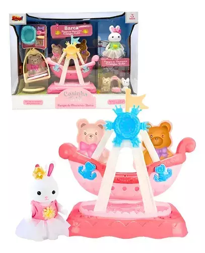 Casinha Feliz Parque de Diversões Barca - Zp01355 Zoop - comprar online