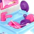 Cozinha Infantil Completa Big Kitchen Geladeira Fogão Pia Rosa - loja online
