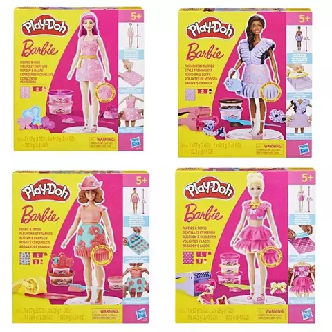 Play Doh Barbie Babados e Laços Sortido - G1358 Hasbro