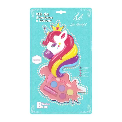 Estojo Beauty How Beautiful Linha Blue - Cbunicorn02 Cks