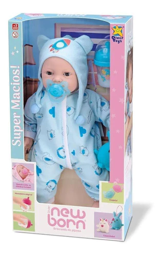 Boneco New Born Pijama - 8192 Divertoys