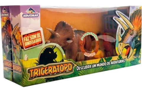 Dinossauro Triceratopo Sortido - 840 Adijomar