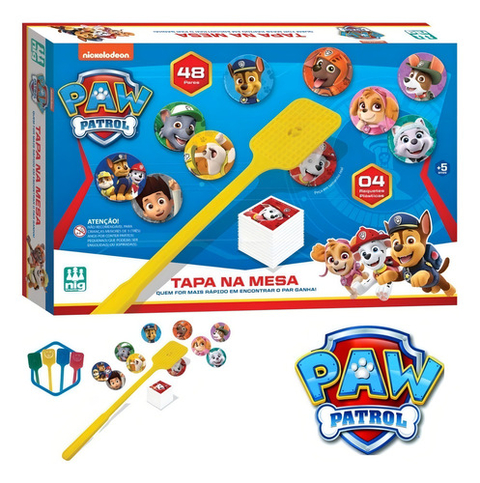 Jogo Tapa Na Mesa Patrulha Canina - 0681 Nig