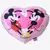 Almofada Formato Coracao Mickey e Minnie Zona Criativa