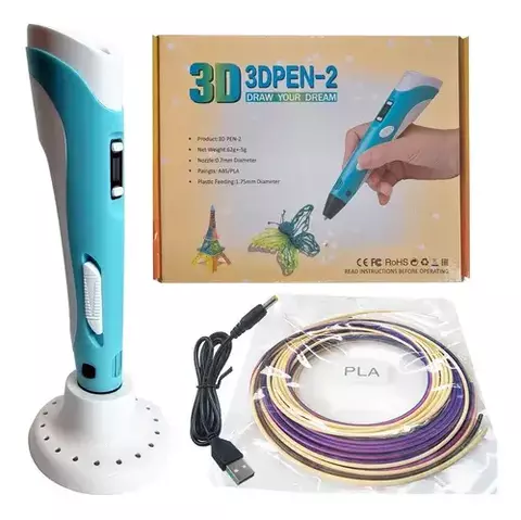 Caneta 3D Impressora Printing Pen Darw Your Dream