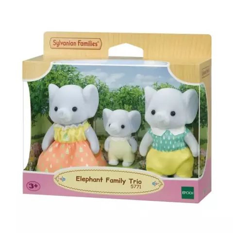 Sylvanian Families Trio Familia Dos Elefantes - 5771 Epoch