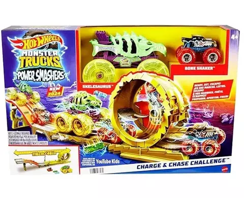 Pista Hot Wheels Monster Trucks Energia De Demolição - HXT05 Mattel