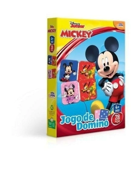 Jogo Domino Mickey - 8003 Hasbro