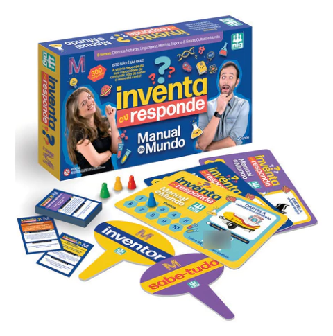 Jogo Inventa Ou Responde Manual Do Mundo - 1641 Nig