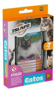 Jogo Super Trunfo Gatos - 4249 Grow