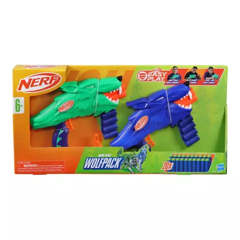 Lançador De Dardos Nerf Wild Wolfpack Com 2 - G0031 Hasbro