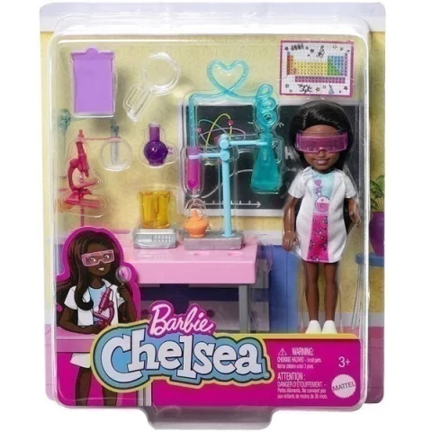 Barbie Conj Da Chelsea Cientista - Hjy36 Mattel