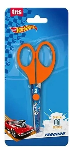 Tesoura 13Cm Hot Wheels - 643977/643960 Tris