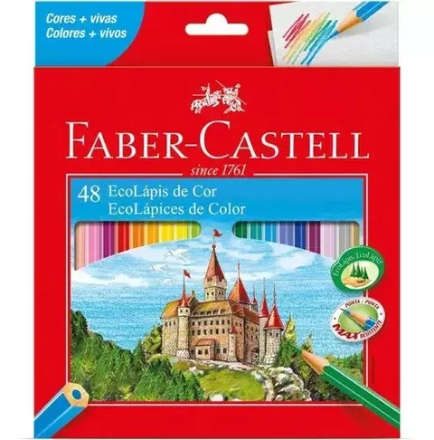 Lapis De Cor 48 Cores Faber Castell