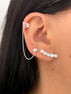 Aros tipo trepadores flores (par) - comprar online