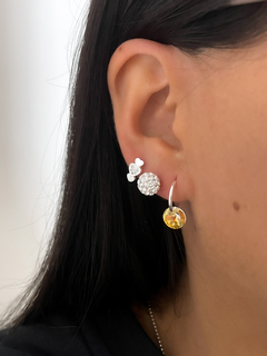 Aros triple corazones (Par) - comprar online