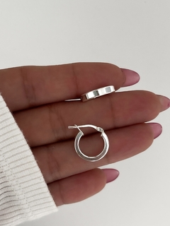 Argollas infladas nancy (par)