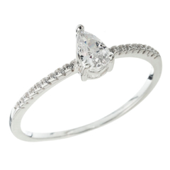 Anillo gotita con piedras - comprar online