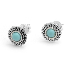 Aros hindu con piedra naturales (par) - comprar online