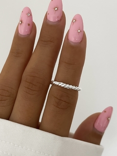 midi/anillo de pie torzado