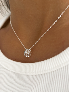 Collar circulo y donita - comprar online