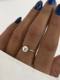 Anillo inicial plata sola