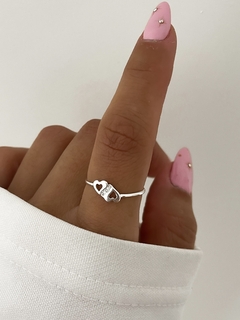 Anillo doble corazoncito