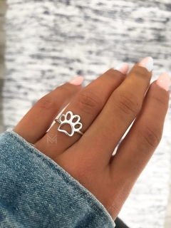 Anillo huella calada