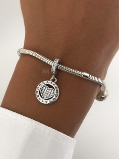charm circulo con corazon - comprar online