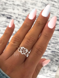 Anillo de corazón infinito