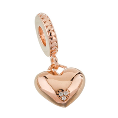 Charm corazón y piedras