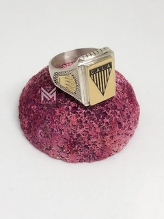 Imagen de Sello con corona plata y oro