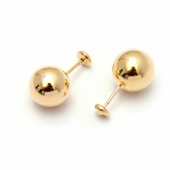 abridores dorados bolita 10 mm (par)
