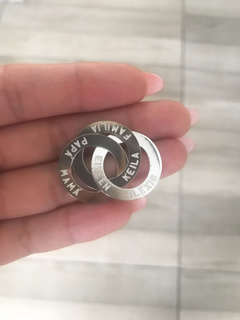 Dije triple del circulo del amor - comprar online