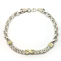 Pulsera rolo combinada