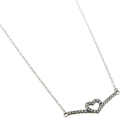 cadena con barra y corazón