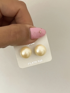 Aros perlas 12 mm (par) - comprar online