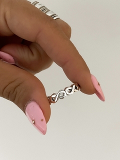 anillo con infinitos - comprar online