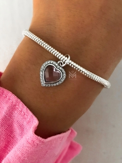 charm corazon rosa en internet