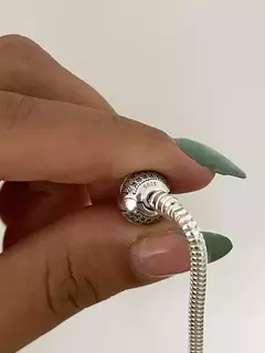 Pulsera con cierre bolita con piedras - comprar online