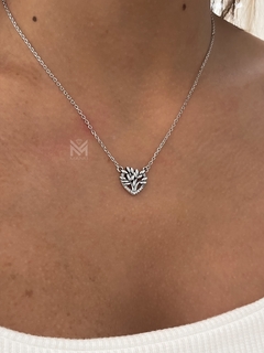 Collar arbol y corazon - Estilojoyasmanu