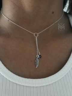 Collar con dos dijes - Estilojoyasmanu