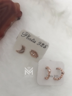 Pack aros Plata rose